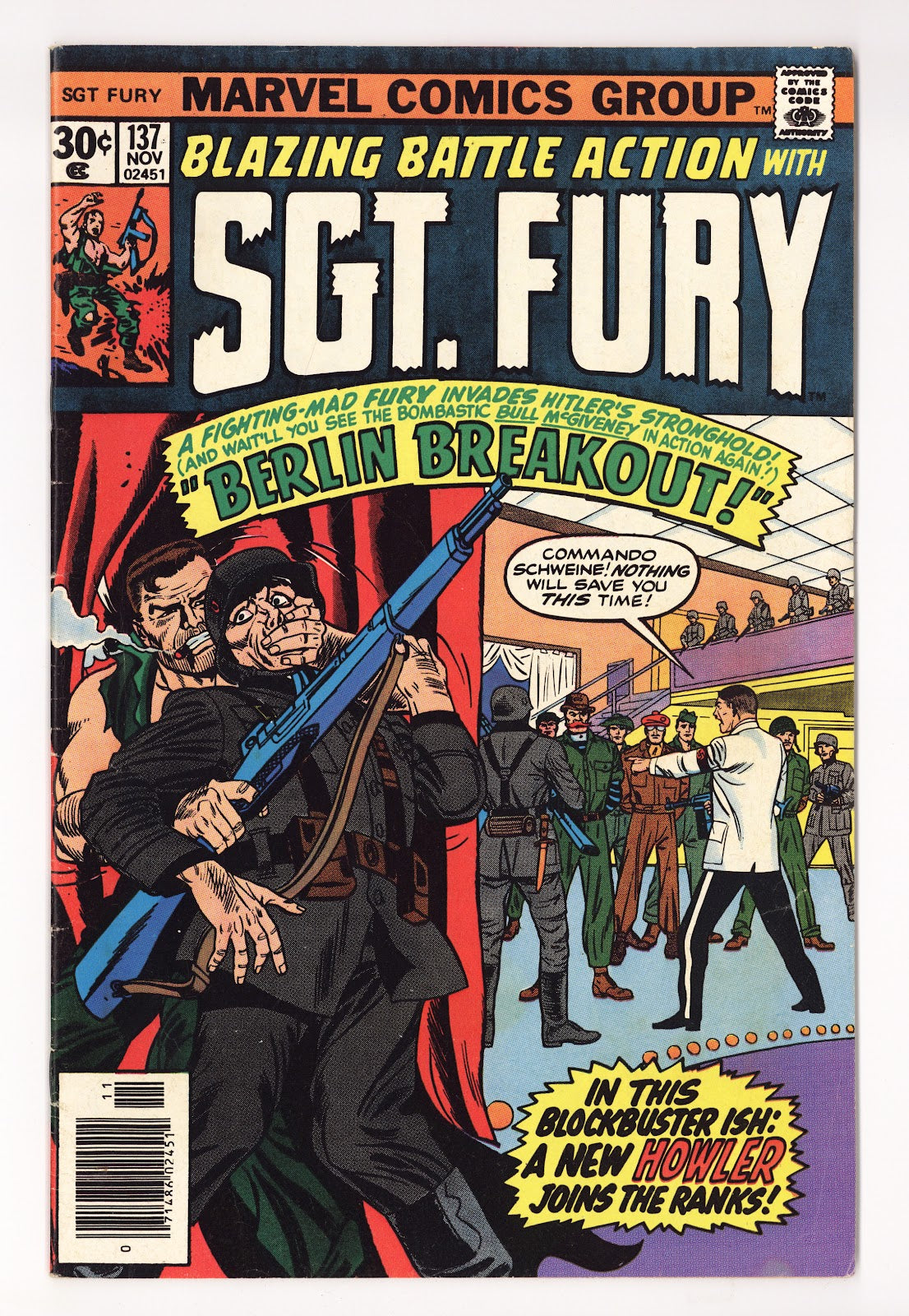 Sgt. Fury and His Howling Commandos   137  Low Grade   (1976)     