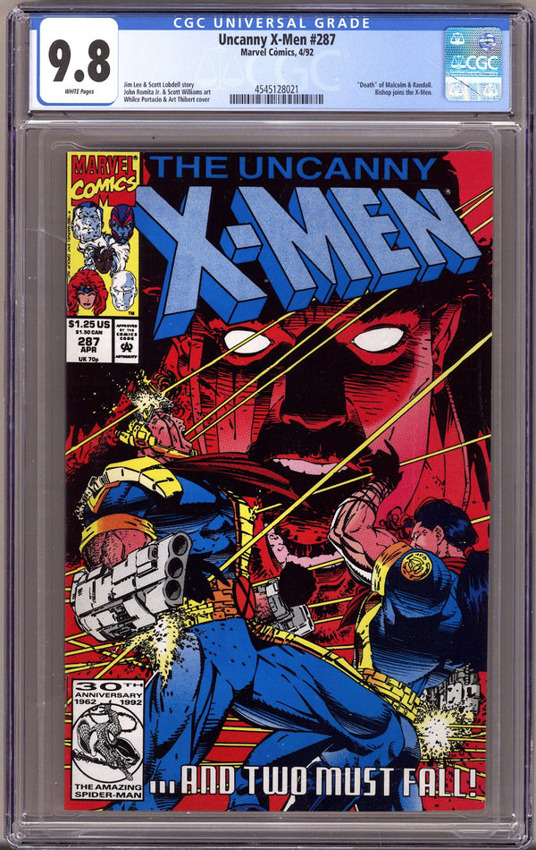The Uncanny X-Men Vol 1 287 CGC 9.8 (NM/M)   (1992)