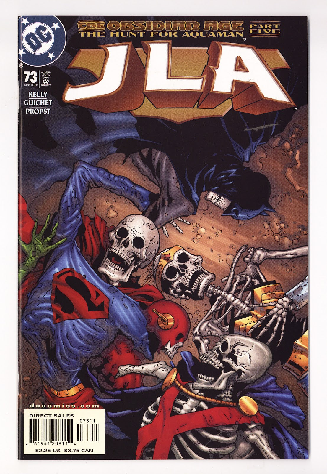 JLA 73 High Grade (2002) Direct Sales 