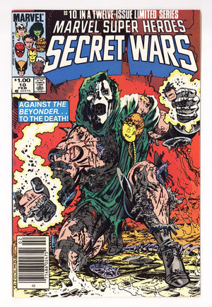 Marvel Super-Heroes Secret Wars Vol 1 10 VF+ (8.5) (1985) Canadian Price Variant