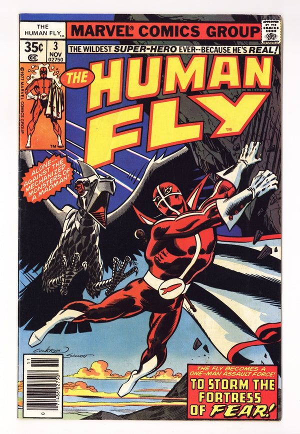 The Human Fly Vol 1 3  Low Grade   (1977)
