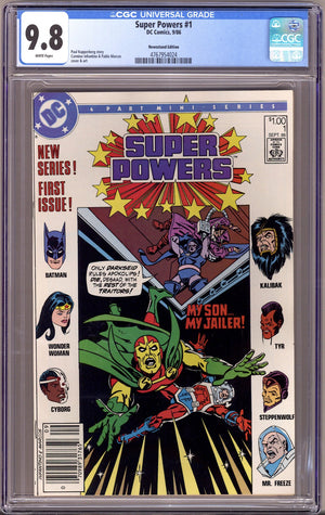 Super Powers Vol 3 1 CGC 9.8 (NM/M)   (1986)   Canadian Price Variant