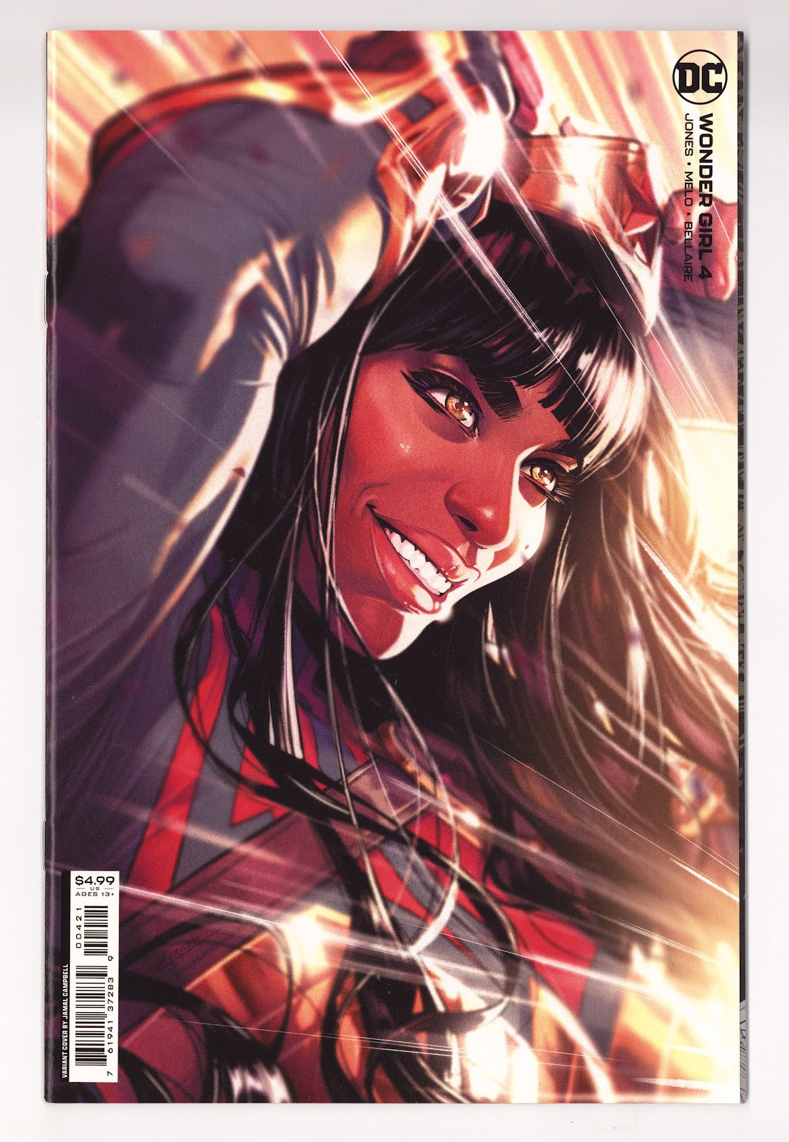 Wonder Girl Vol 2 4 High Grade (2021) Cardstock Jamal Campbell Cardstock Variant 