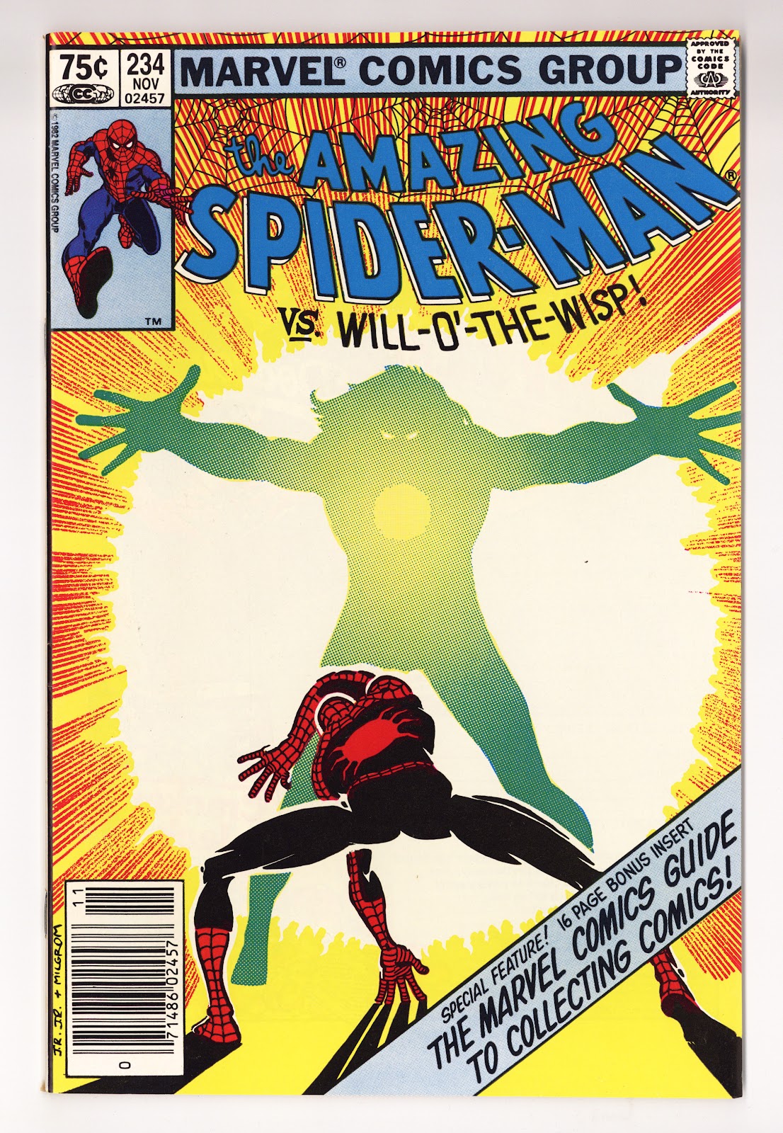 The Amazing Spider-Man Vol 1 234  VF+ (8.5)   (1982) Canadian   Canadian Price Variant