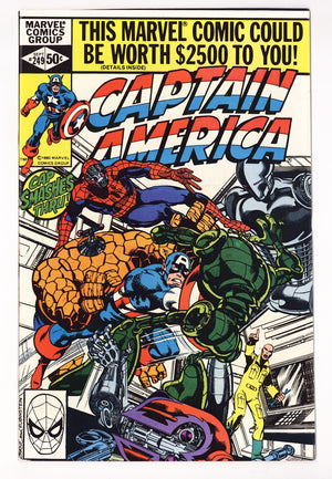 Captain America Vol 1 249 High Grade (1980)