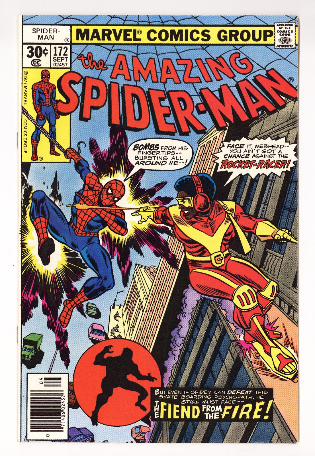 The Amazing Spider-Man Vol 1 172  VF- (7.5)   (1977)   30¢