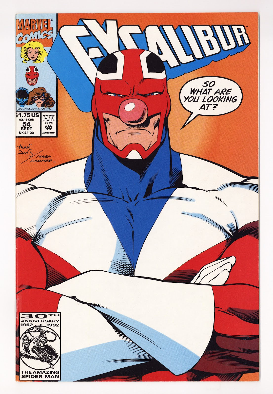 Excalibur Vol 1 54  Mid Grade   (1992)     
