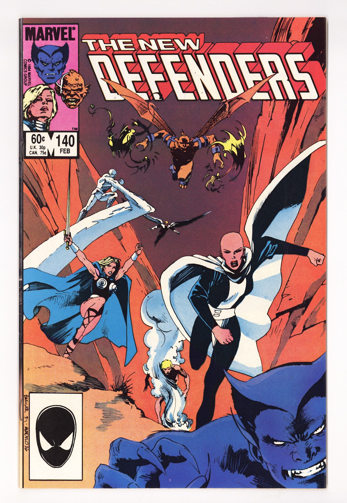 The Defenders Vol 1 140  High Grade   (1985)   Direct  