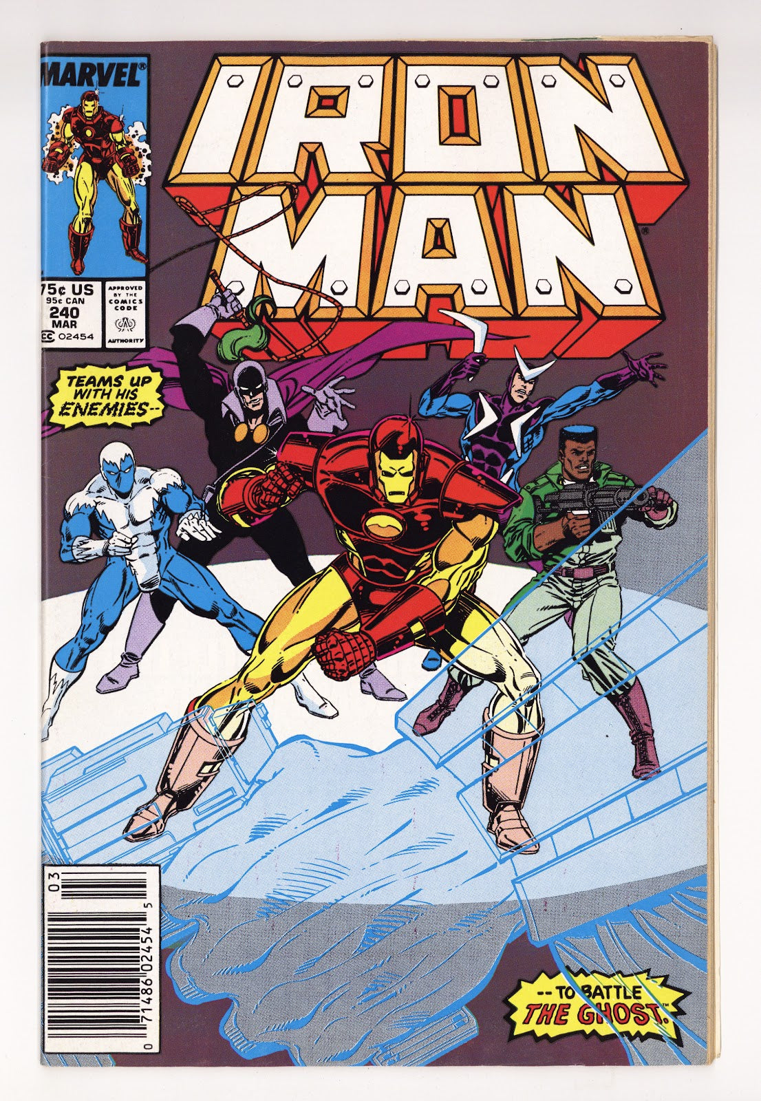Iron Man Vol 1 240  Mid Grade   (1989)   Newsstand