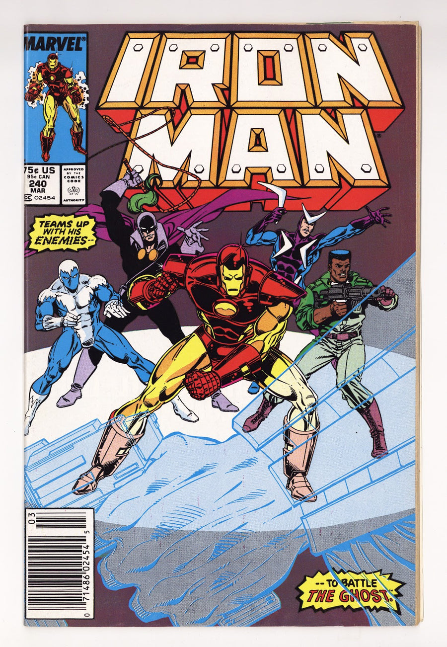 Iron Man Vol 1 240  Mid Grade   (1989)   Newsstand