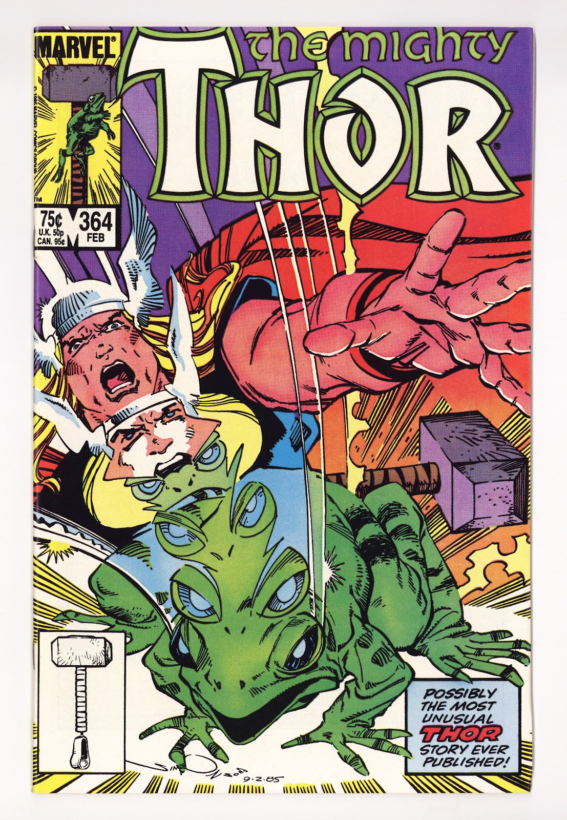 Thor Vol 1 364 High Grade (1986) Direct 