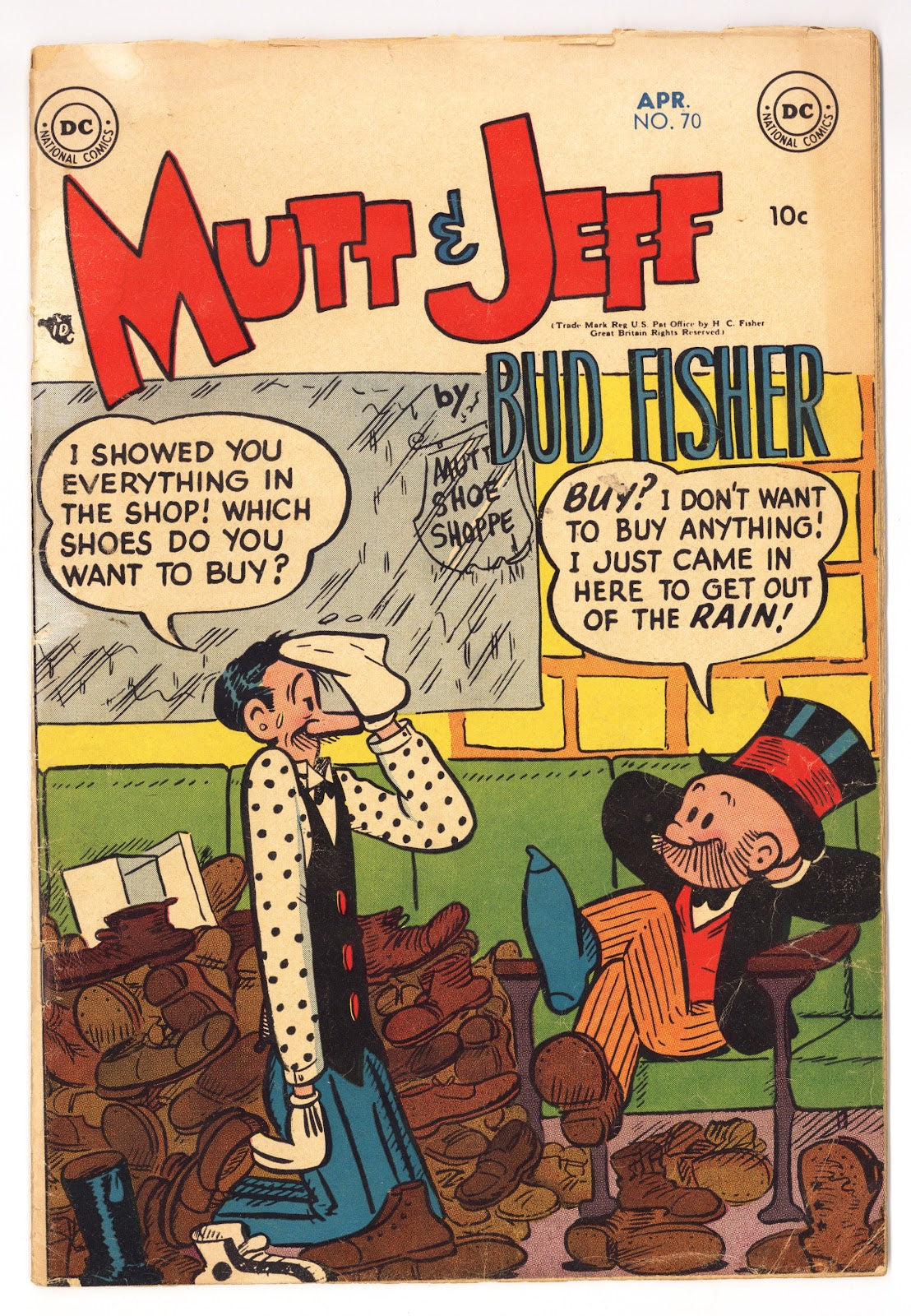 Mutt & Jeff   70  GD/VG (3.0)   (1954)
