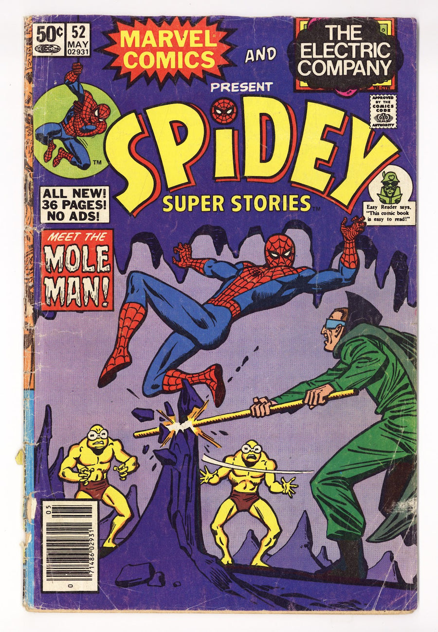 Spidey Super Stories 52 Very Low Grade (1981) Newsstand 