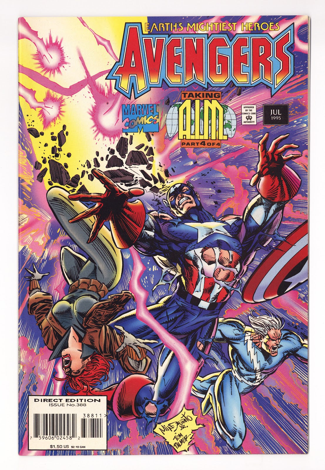 The Avengers Vol 1 388  High Grade   (1995)