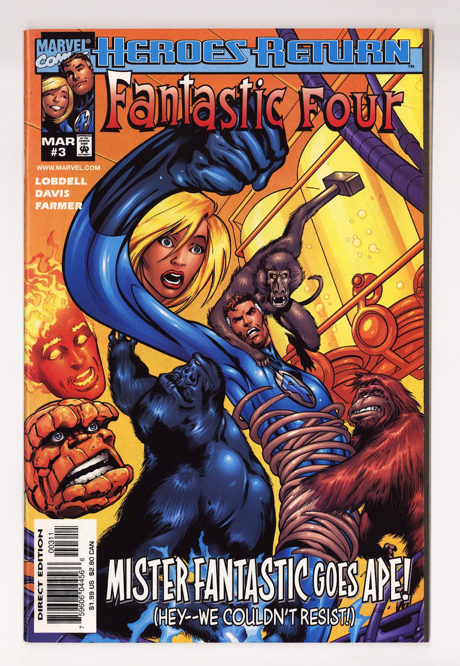 Fantastic Four Vol 3 3  Mid Grade   (1998)