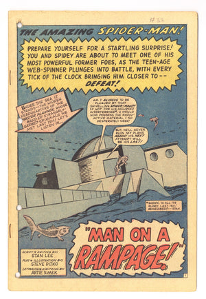 The Amazing Spider-Man Vol 1 32 Coverless (1966)