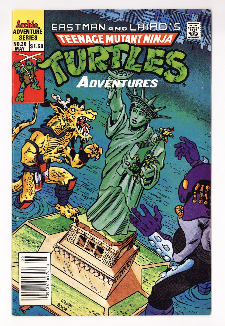 Teenage Mutant Ninja Turtles Adventures Vol 2 20  FN+ (6.5)   (1991)   Canadian  