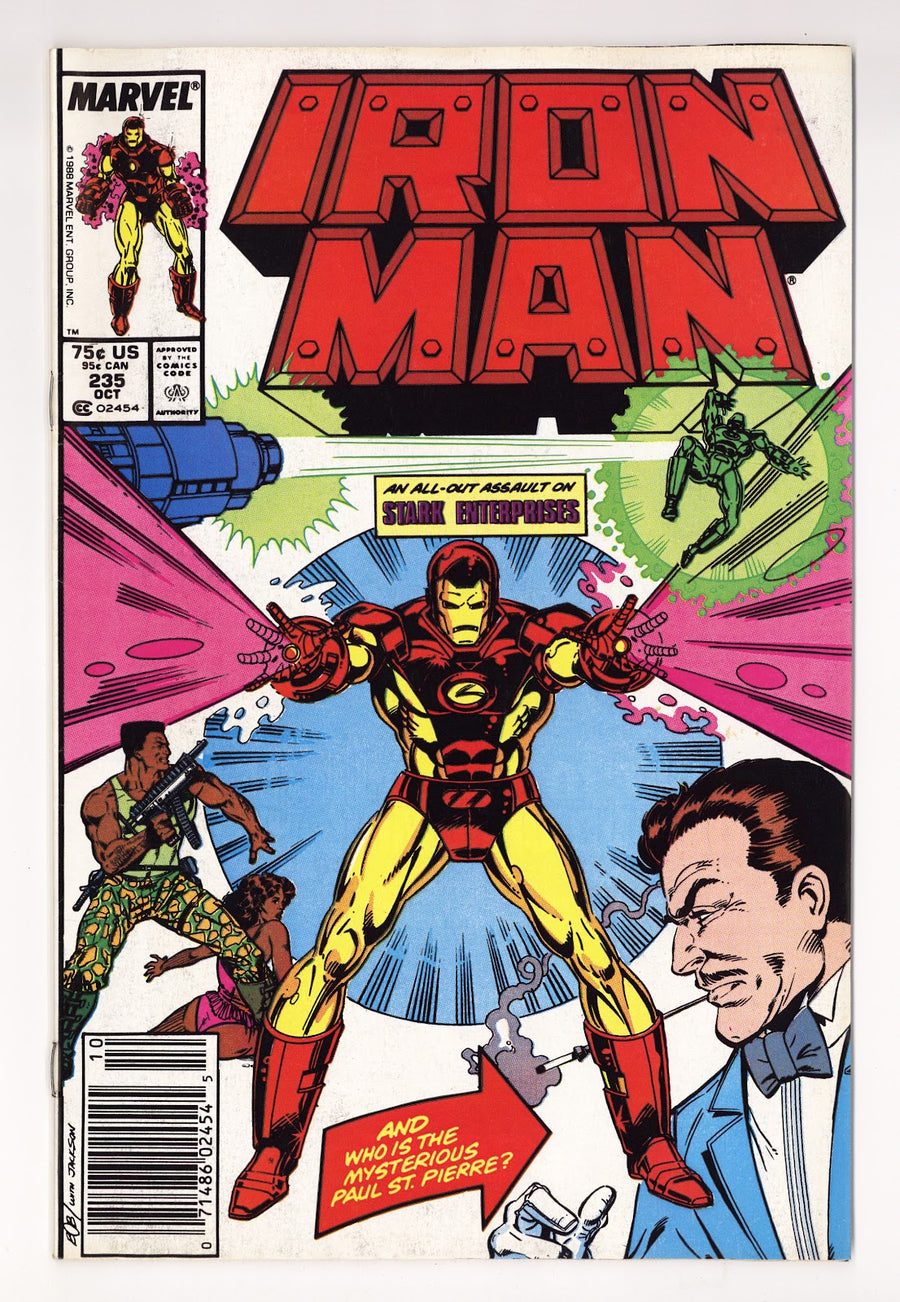Iron Man Vol 1 235  Mid Grade   (1988)   Newsstand