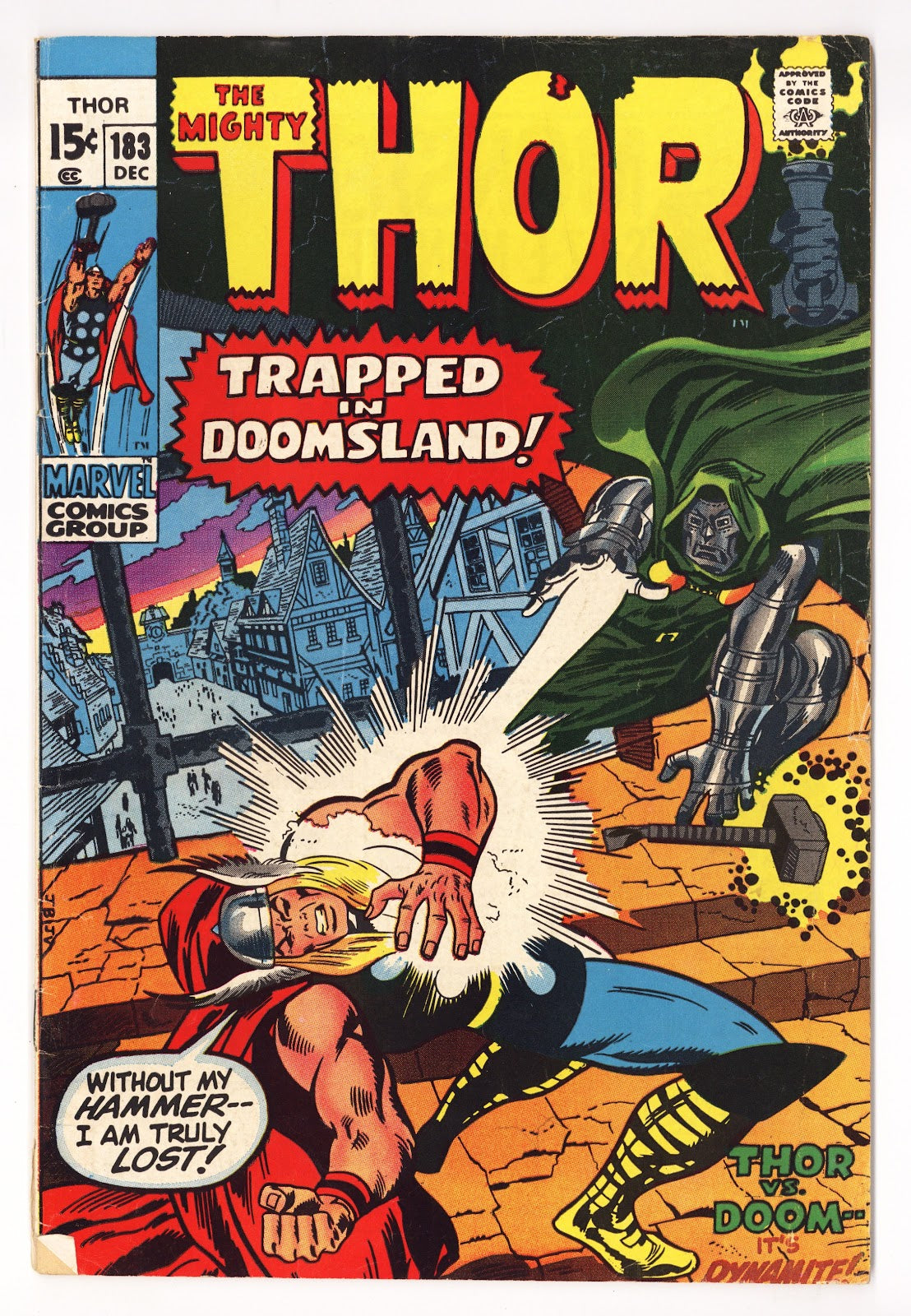 Thor Vol 1 183 VG- (3.5) (1970) 