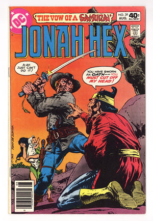 Jonah Hex Vol 1 39  Mid Grade   (1980)