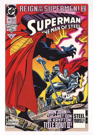 Superman: The Man of Steel   24  High Grade   (1993)   Direct