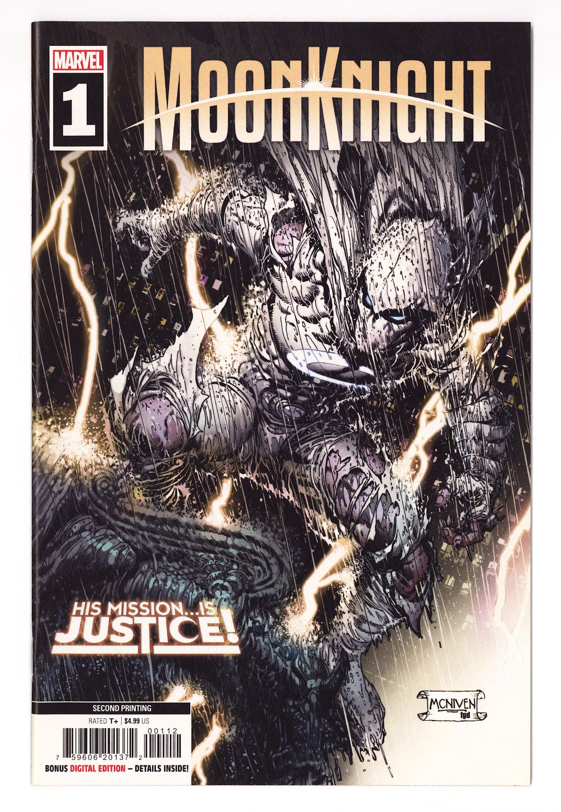 Moon Knight Vol 9 1 High Grade (2021) 2nd Print 