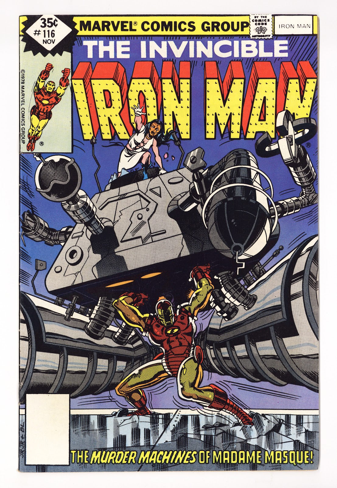 Iron Man Vol 1 116 FN/VF (7.0) (1978) Whitman 