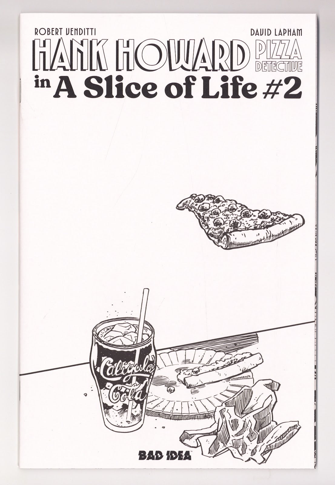 Hank Howard Pizza Detective a Slice of Life  2 Lapham  Sketch Variant   (2026)