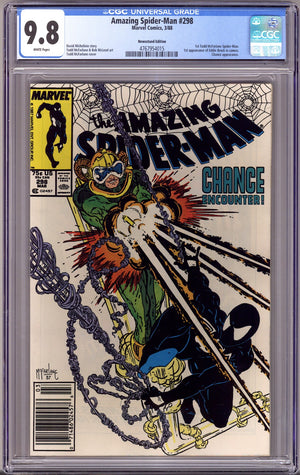 The Amazing Spider-Man Vol 1 298 CGC 9.8 (NM/M)   (1988)   Newsstand