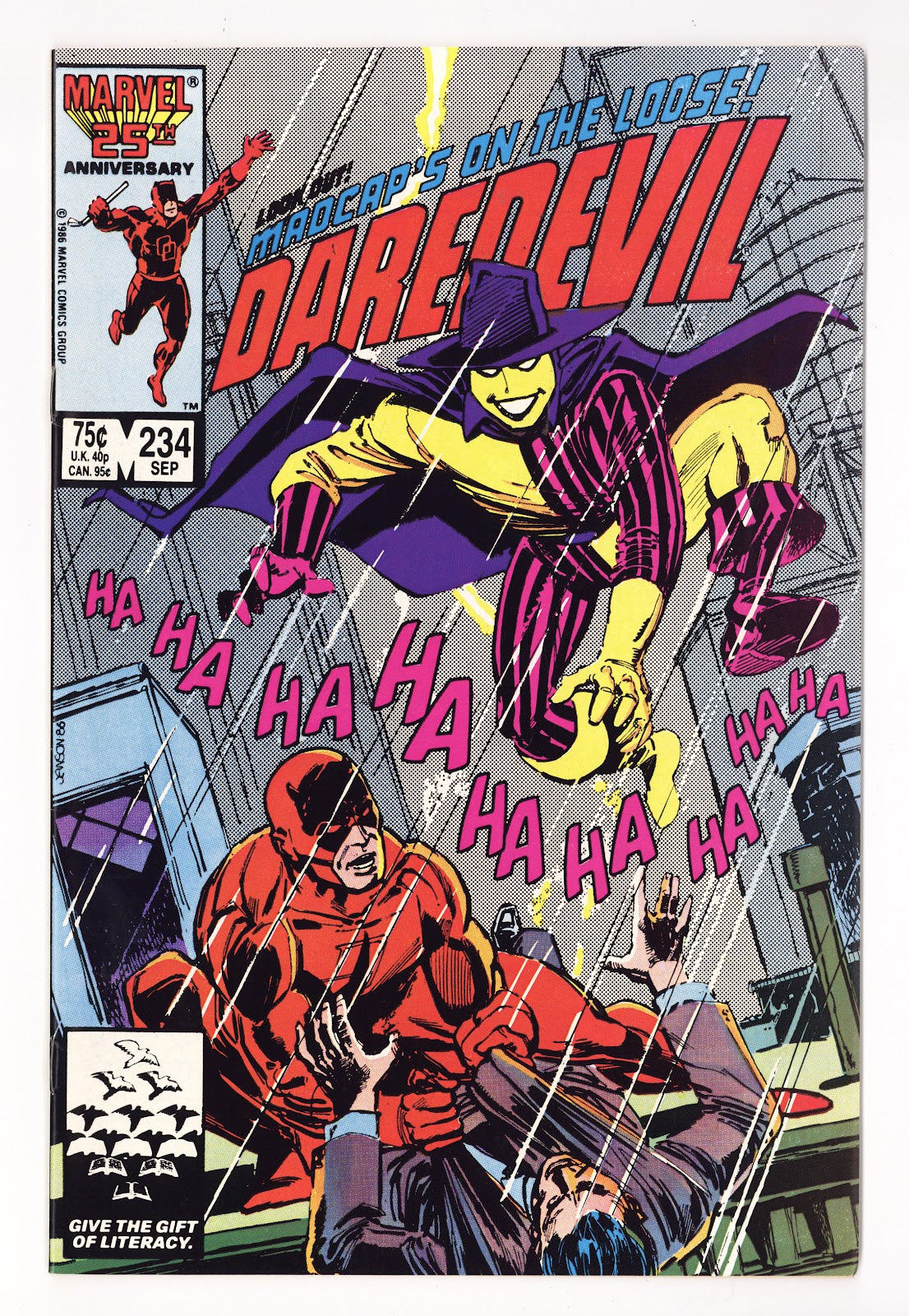 Daredevil Vol 1 234  High Grade   (1986)   Direct  