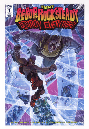 Teenage Mutant Ninja Turtles: Bebop & Rocksteady Destroy Everything 1 High Grade (2016) Weaver Variant