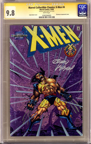 Marvel Collectible Classics: X-Men   4 CGC 9.8 (NM/M)   (1998)     Signed x1 Cover Andy Kubert