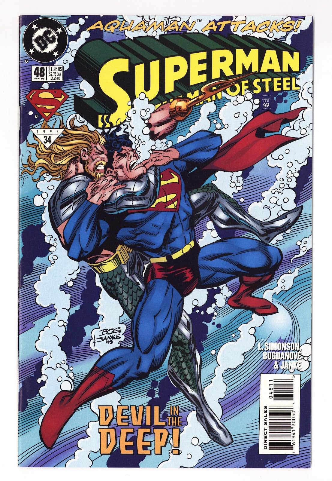 Superman: The Man of Steel 48 High Grade (1995) 