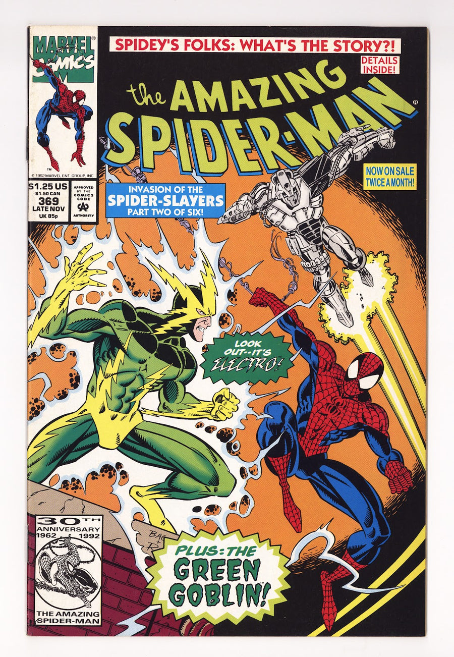 The Amazing Spider-Man Vol 1 369 High Grade (1992)  