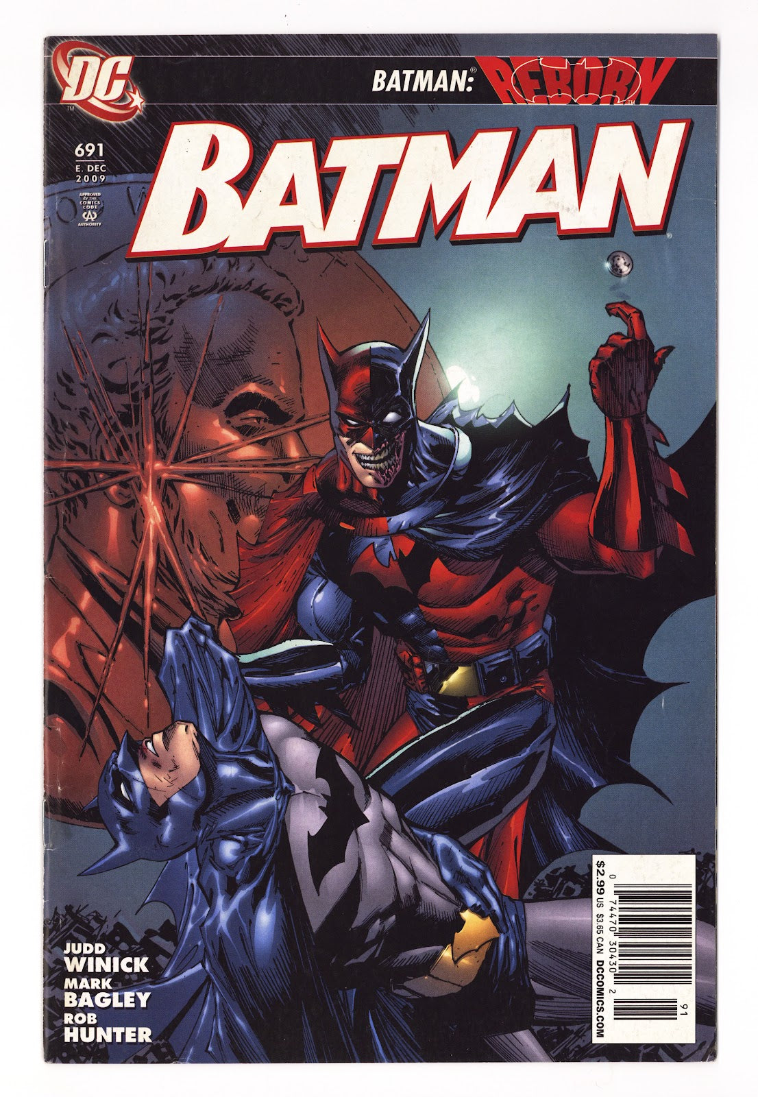 Batman Vol 1 694  VG (4.0)   (2010)   Newsstand  
