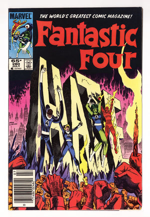 Fantastic Four Vol 1 280 Low Grade (1985) Newsstand