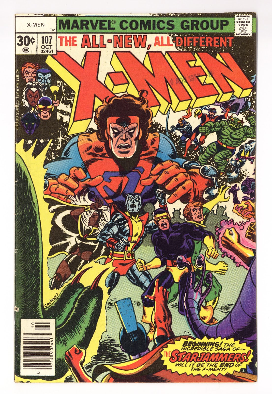 The X-Men Vol 1 107 FN+ (6.5) (1977) 