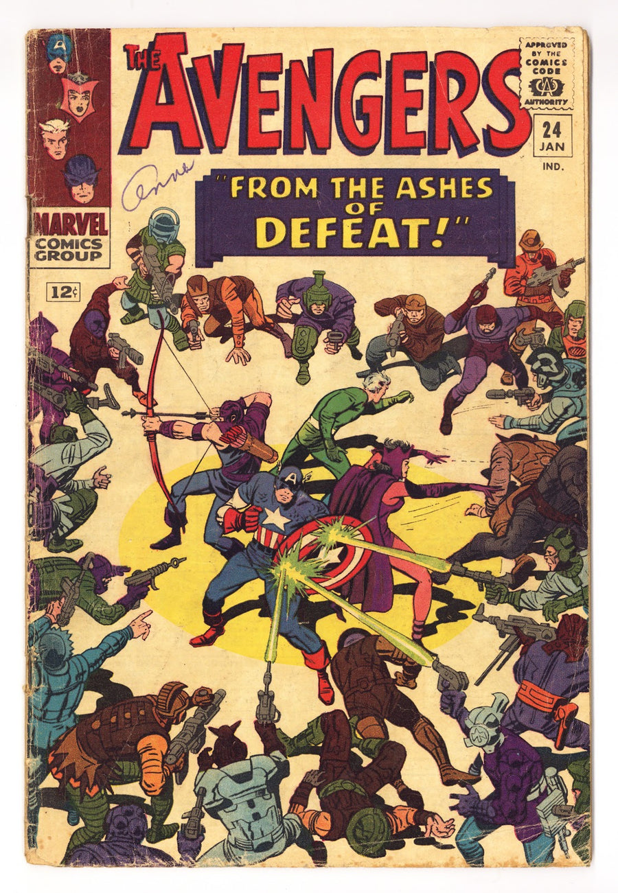 The Avengers Vol 1 24 VG- (3.5) (1966) 