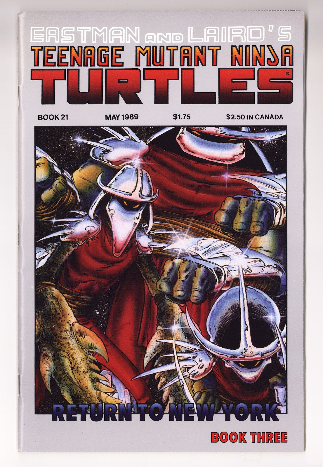 Teenage Mutant Ninja Turtles Vol 1 21  VF- (7.5)   (1989)     