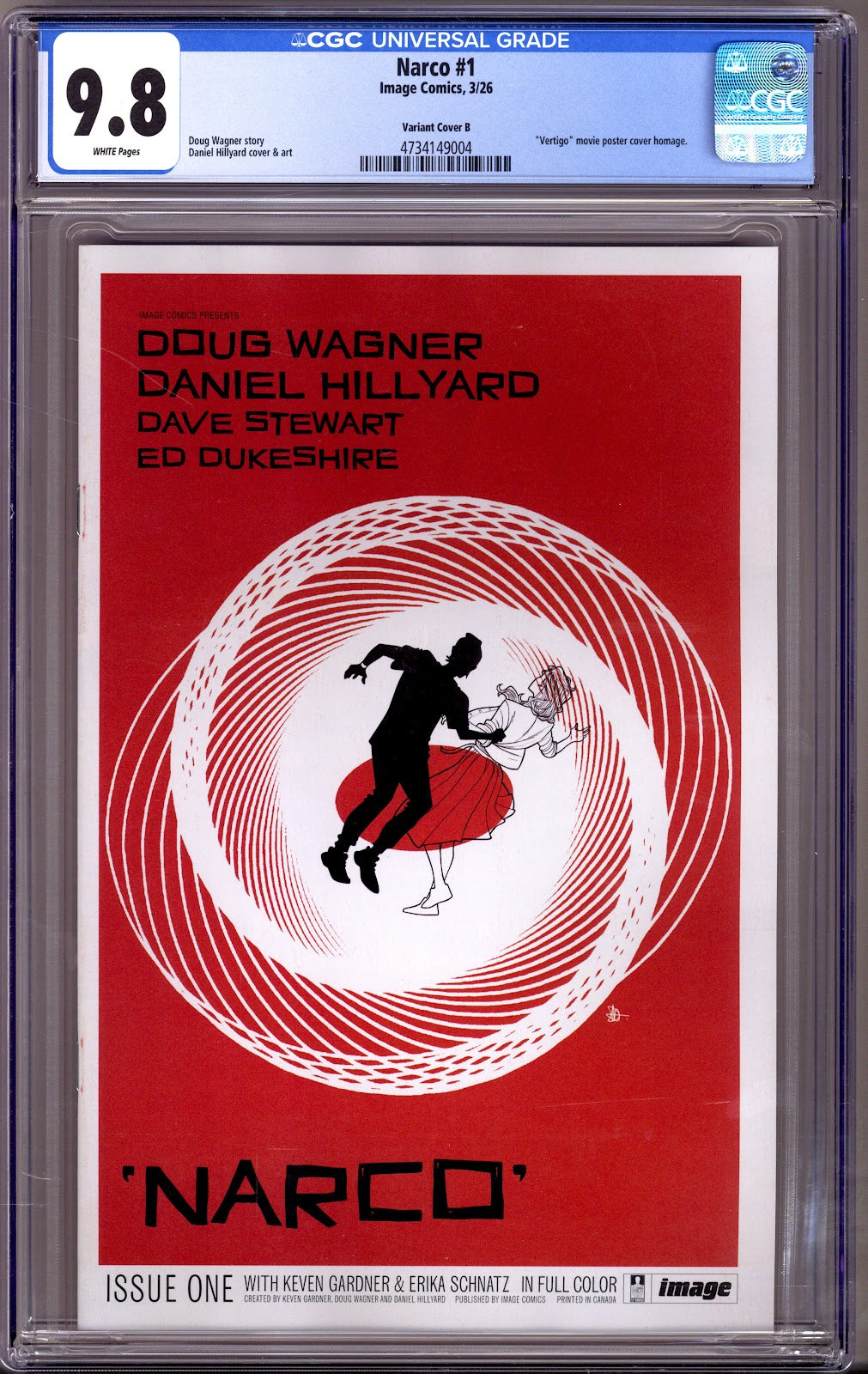 Narco 1 CGC 9.8 (NM/M) (2026) Hillyard Variant 