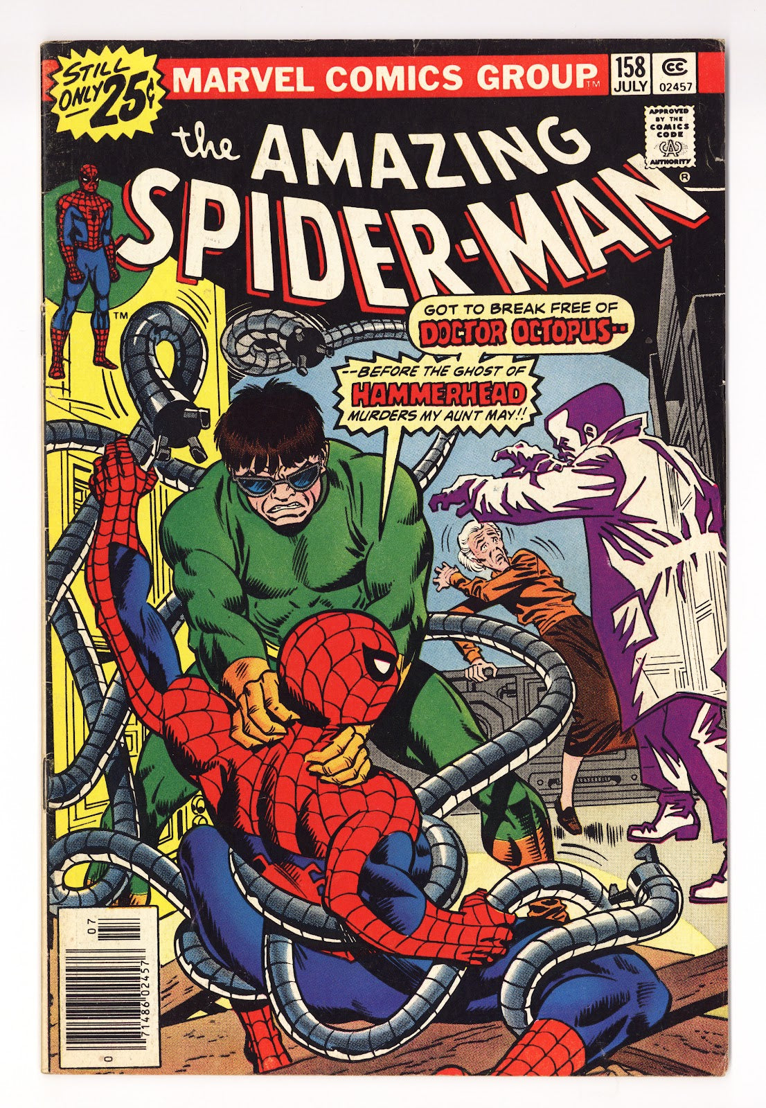 The Amazing Spider-Man Vol 1 158 FN+ (6.5) (1976) 25¢ 