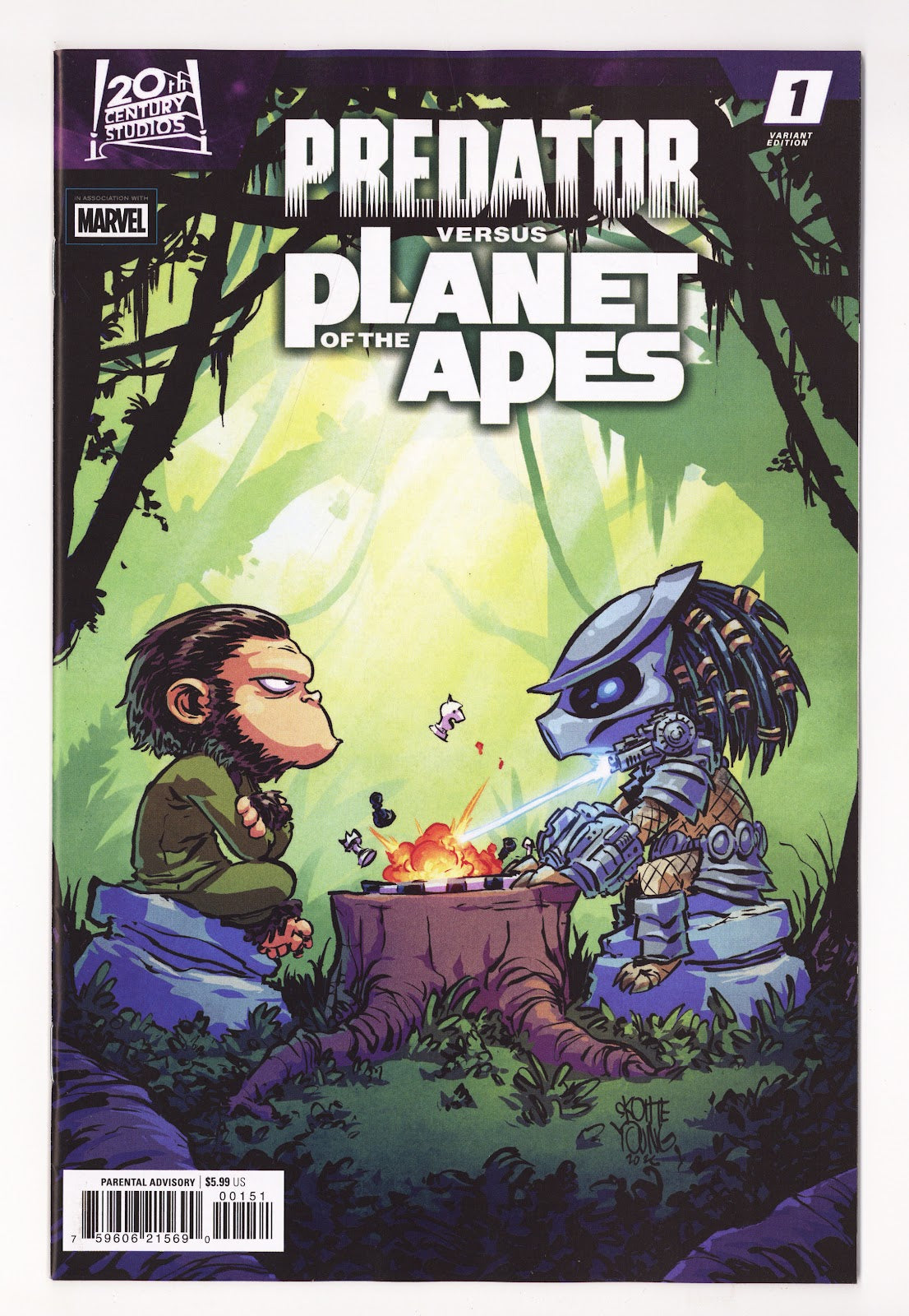 Predator Vs. the Planet of the Apes  1 Young  Variant   (2026)