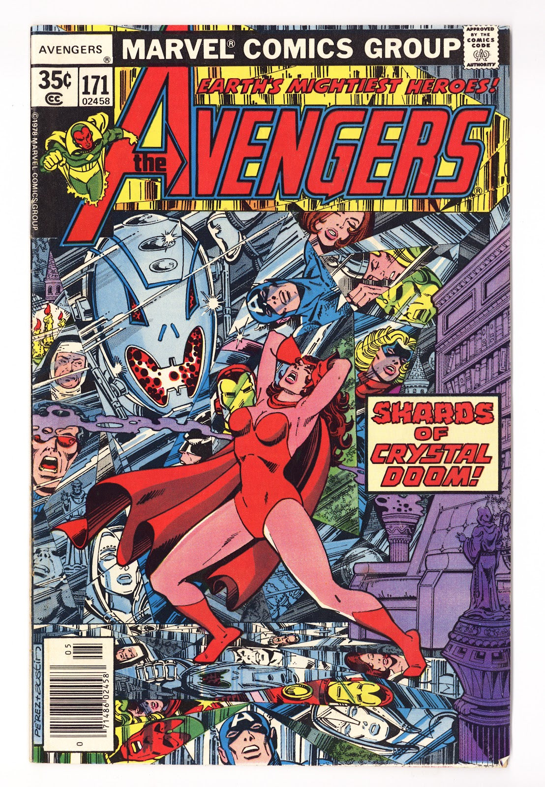 The Avengers Vol 1 171 Mid Grade (1978)  