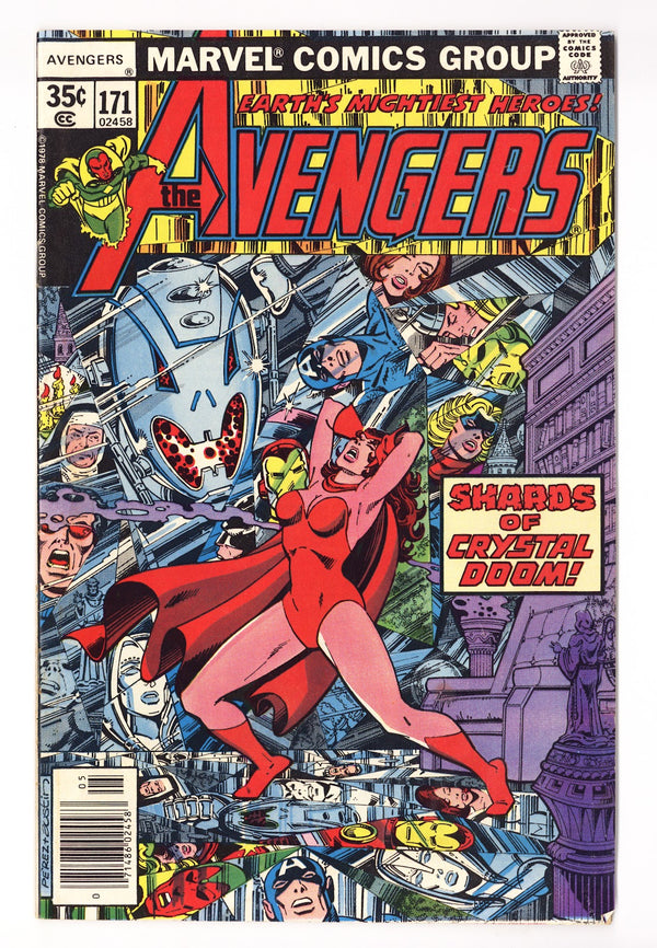 The Avengers Vol 1 171 Mid Grade (1978)