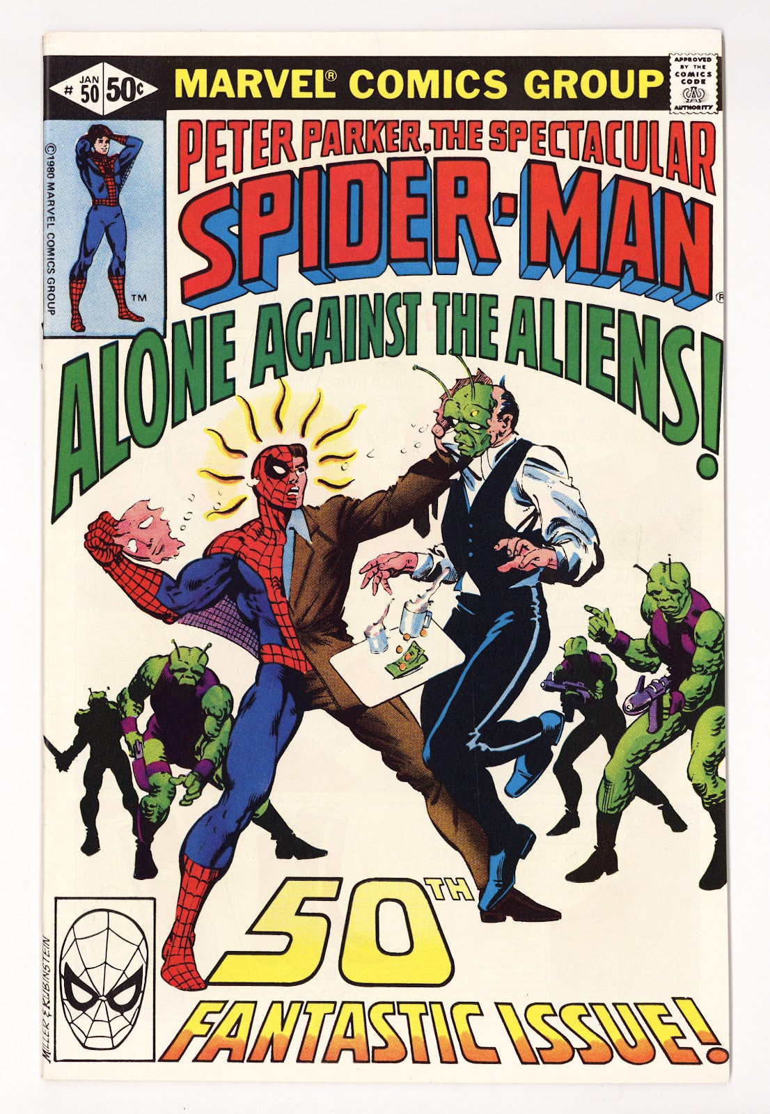 The Spectacular Spider-Man Vol 1 50  High Grade   (1981)     