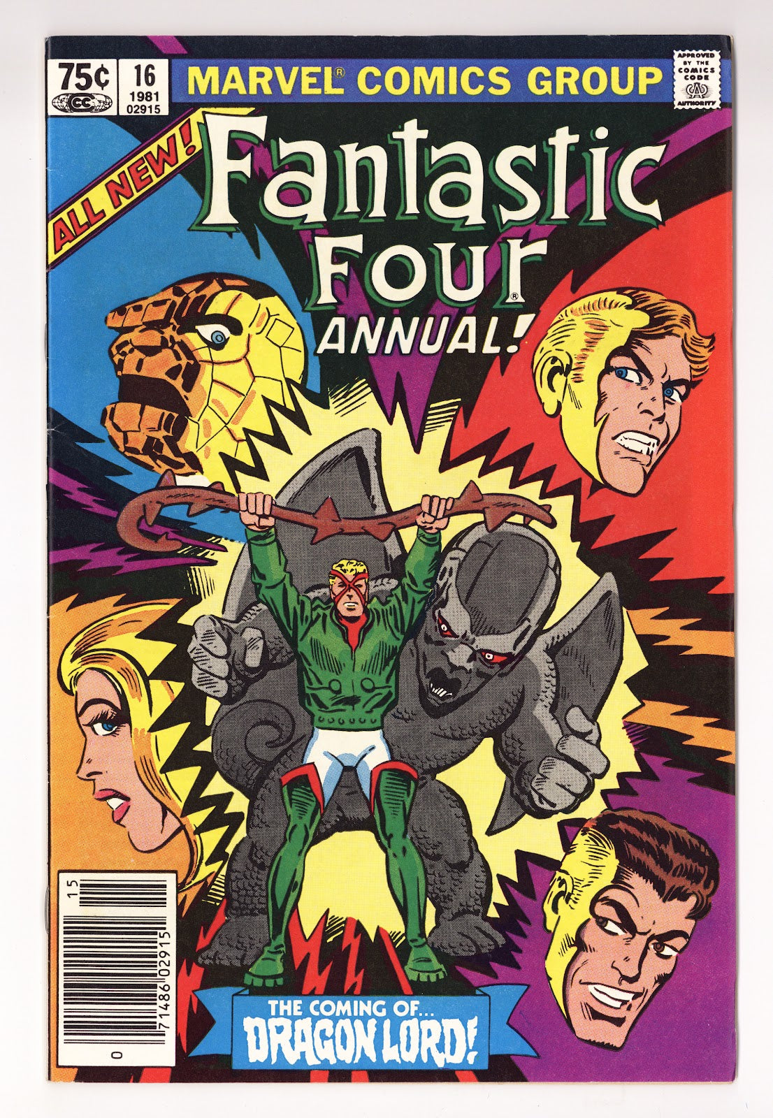 Fantastic Four Annual Vol 1 16  Mid Grade   (1981)   Newsstand
