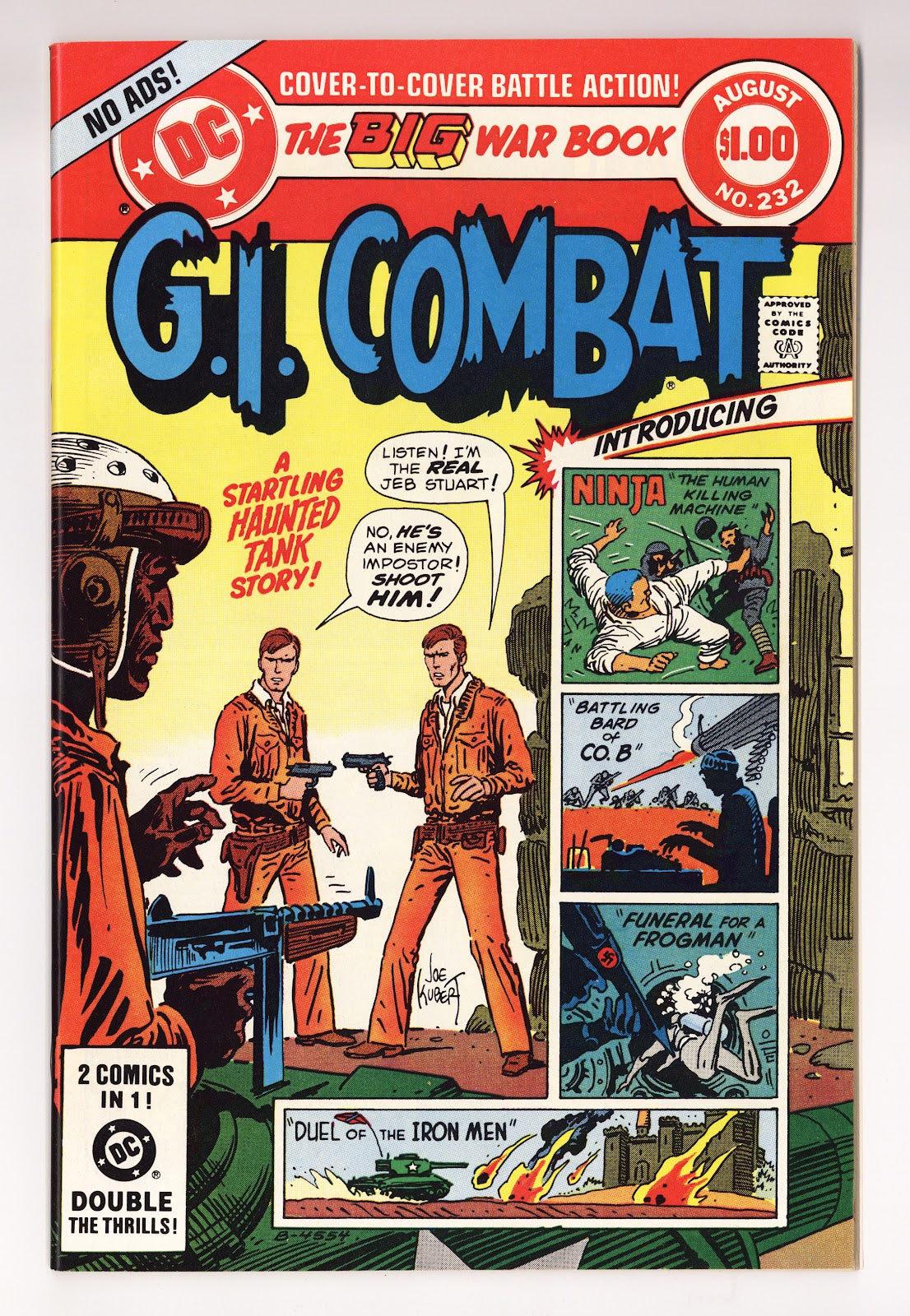 G.I. Combat Vol 1 232 NM- (9.2) (1981) 