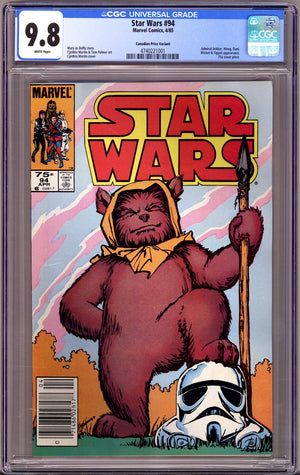 Star Wars Vol 1 94 CGC 9.8 (NM/M) (1985) Canadian Price Variant