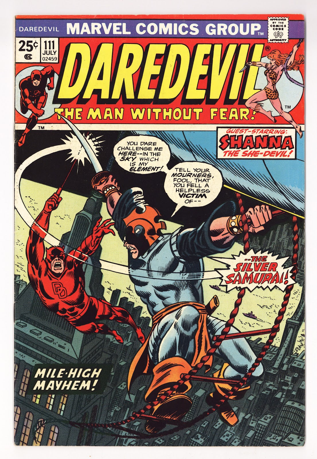 Daredevil Vol 1 111 VF- (7.5) (1974)  