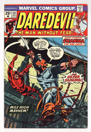 Daredevil Vol 1 111 VF- (7.5) (1974)
